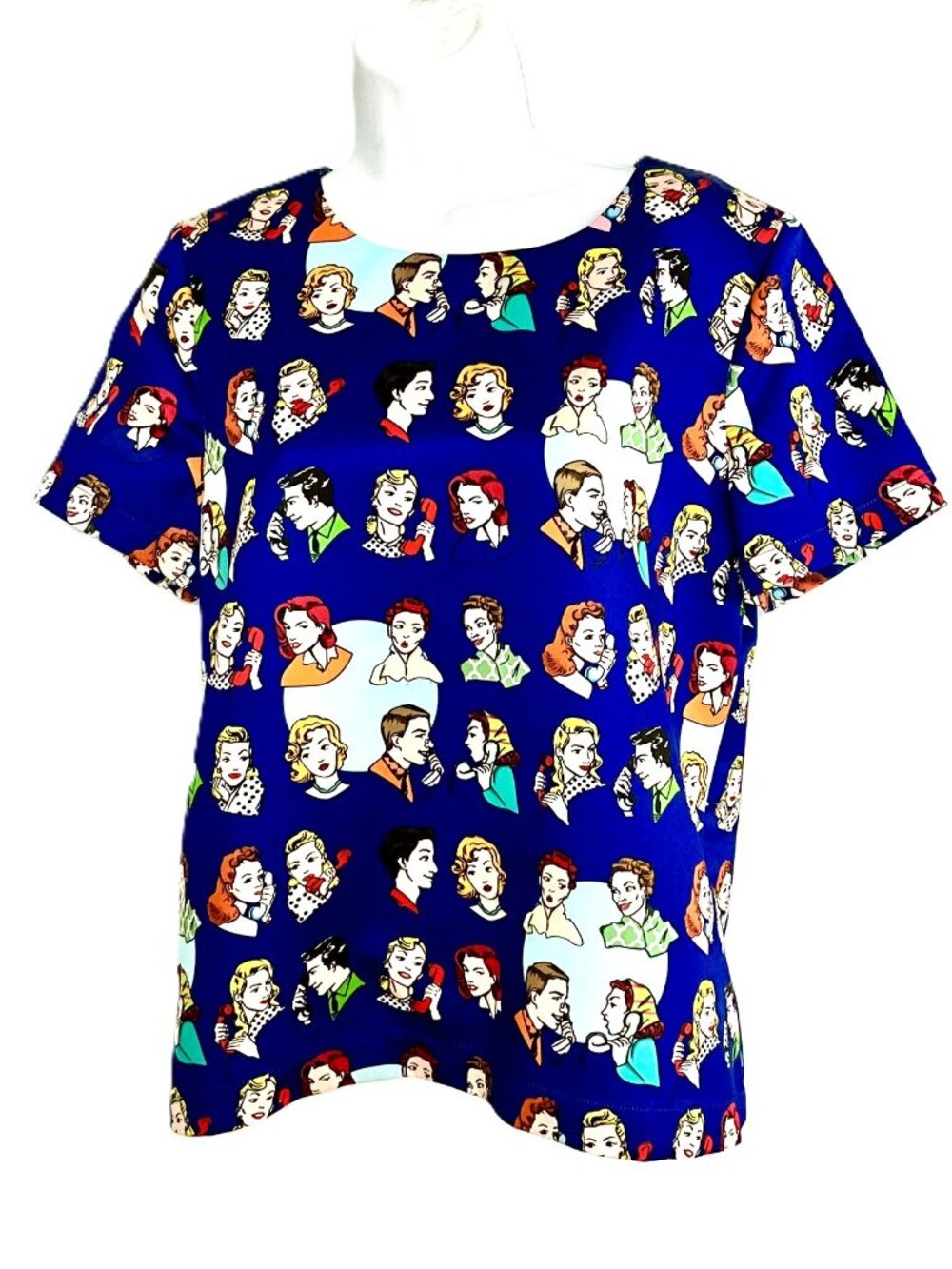 10x10 Alessandro Enriquez Designer Pop Art Print Top Graphic Faces IT 42